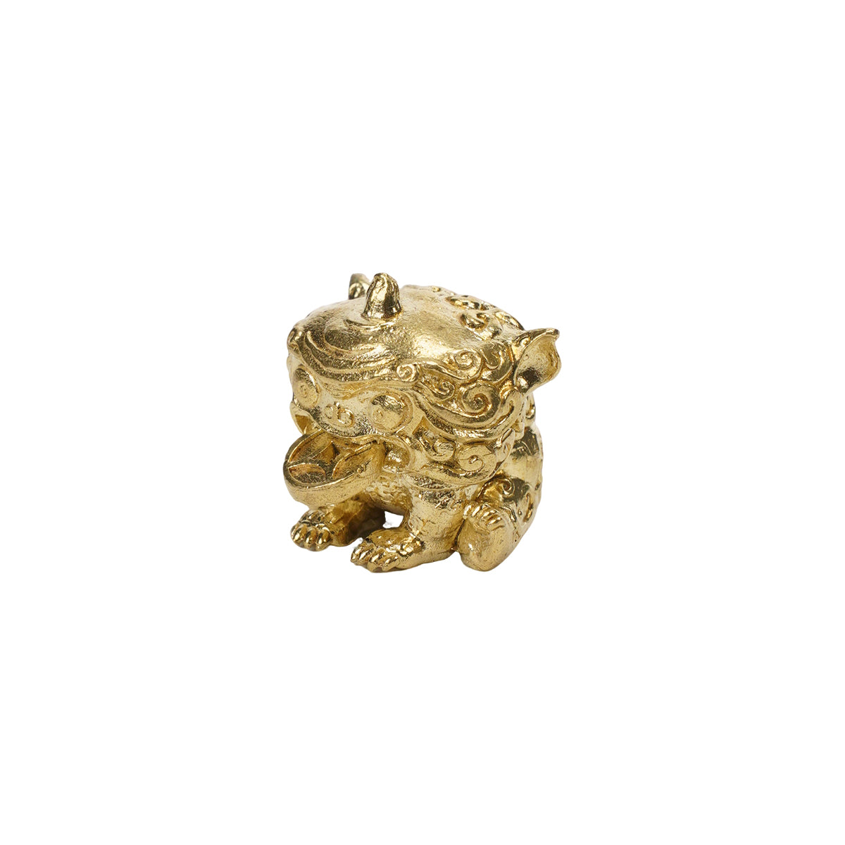 Gold Swallowing Beast Incense Holder Ornament Decoration