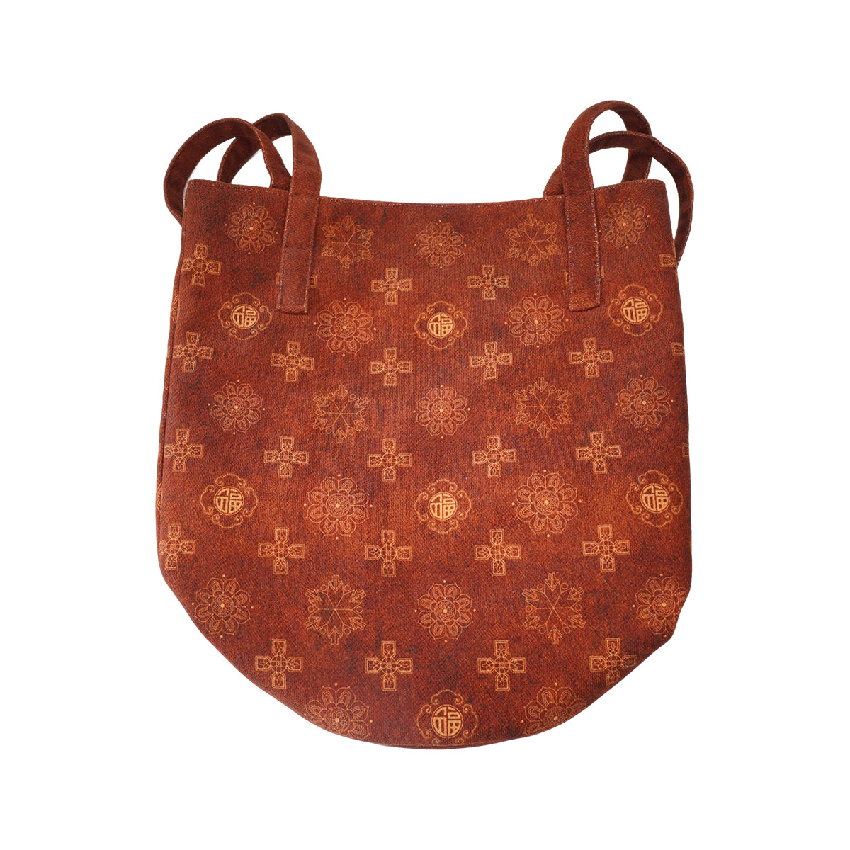 Vintage Chinese Shoulder Crossbody Bucket Canvas Bag