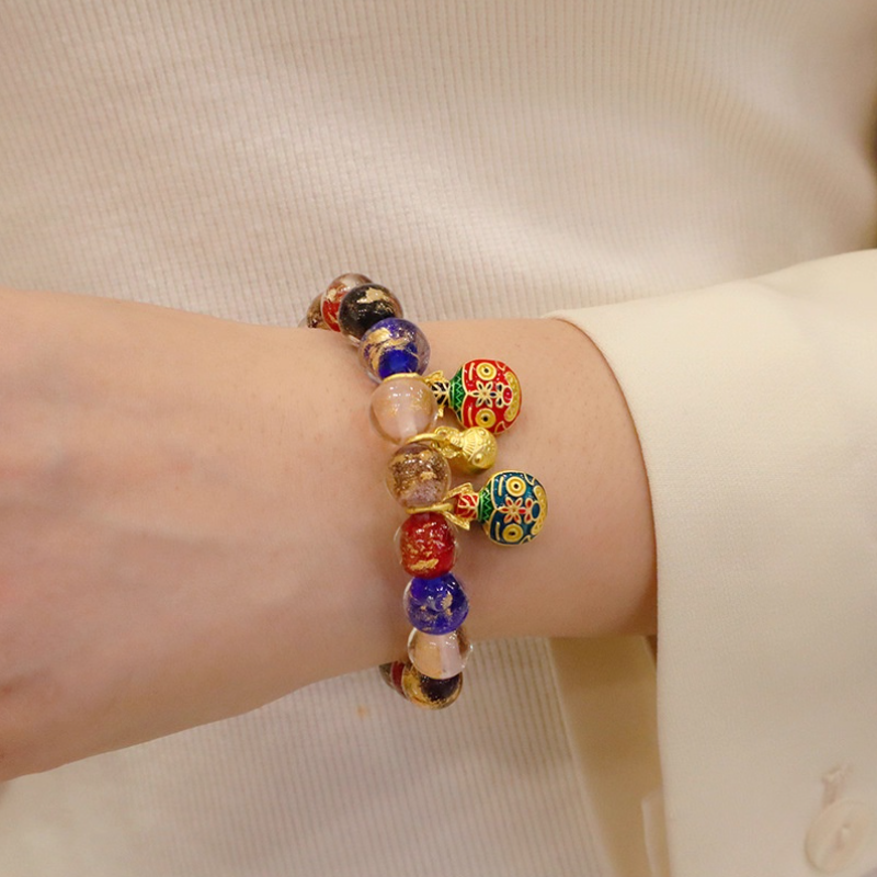 Chinese Style Glaze Bead Bracelet