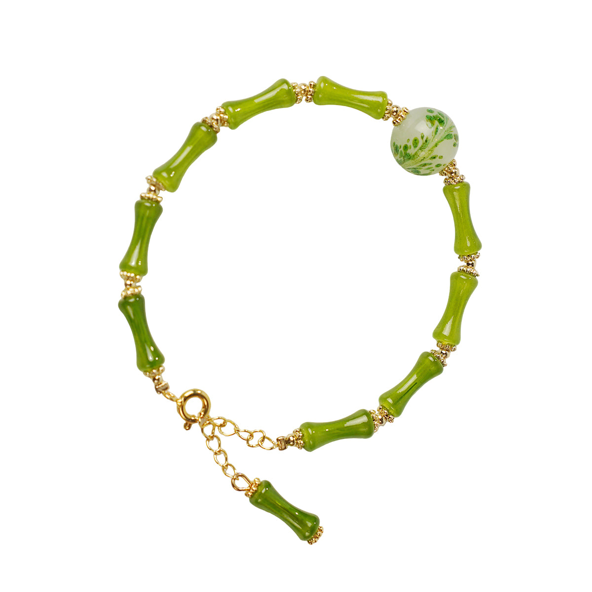 Jadeite Bamboo Success Bracelet