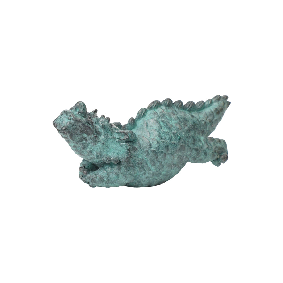 Small green dragon ornament incense stick decorations