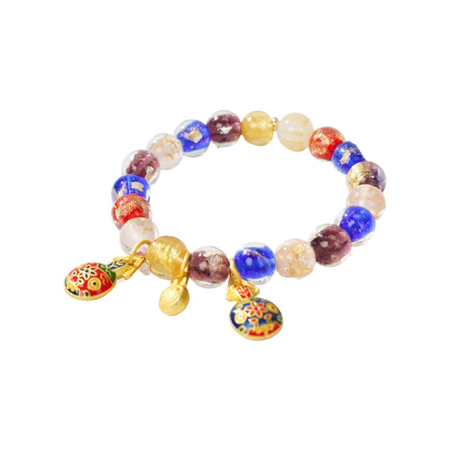 Chinese Style Glaze Bead Bracelet