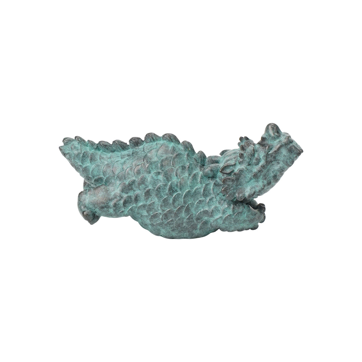 Small green dragon ornament incense stick decorations