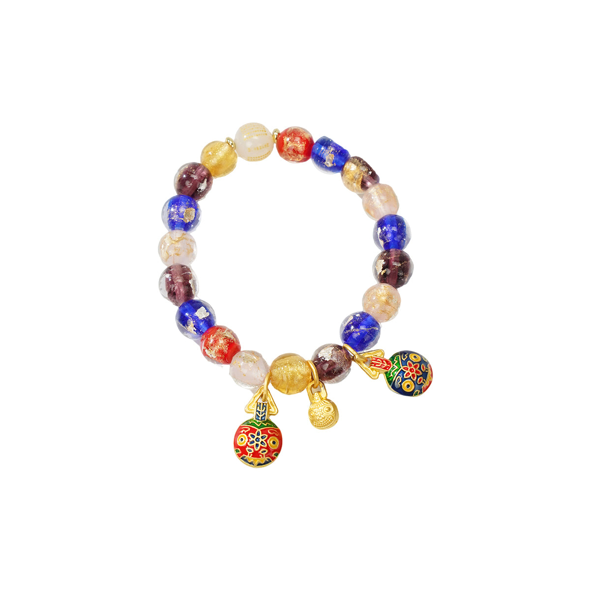 Chinese Style Glaze Bead Bracelet