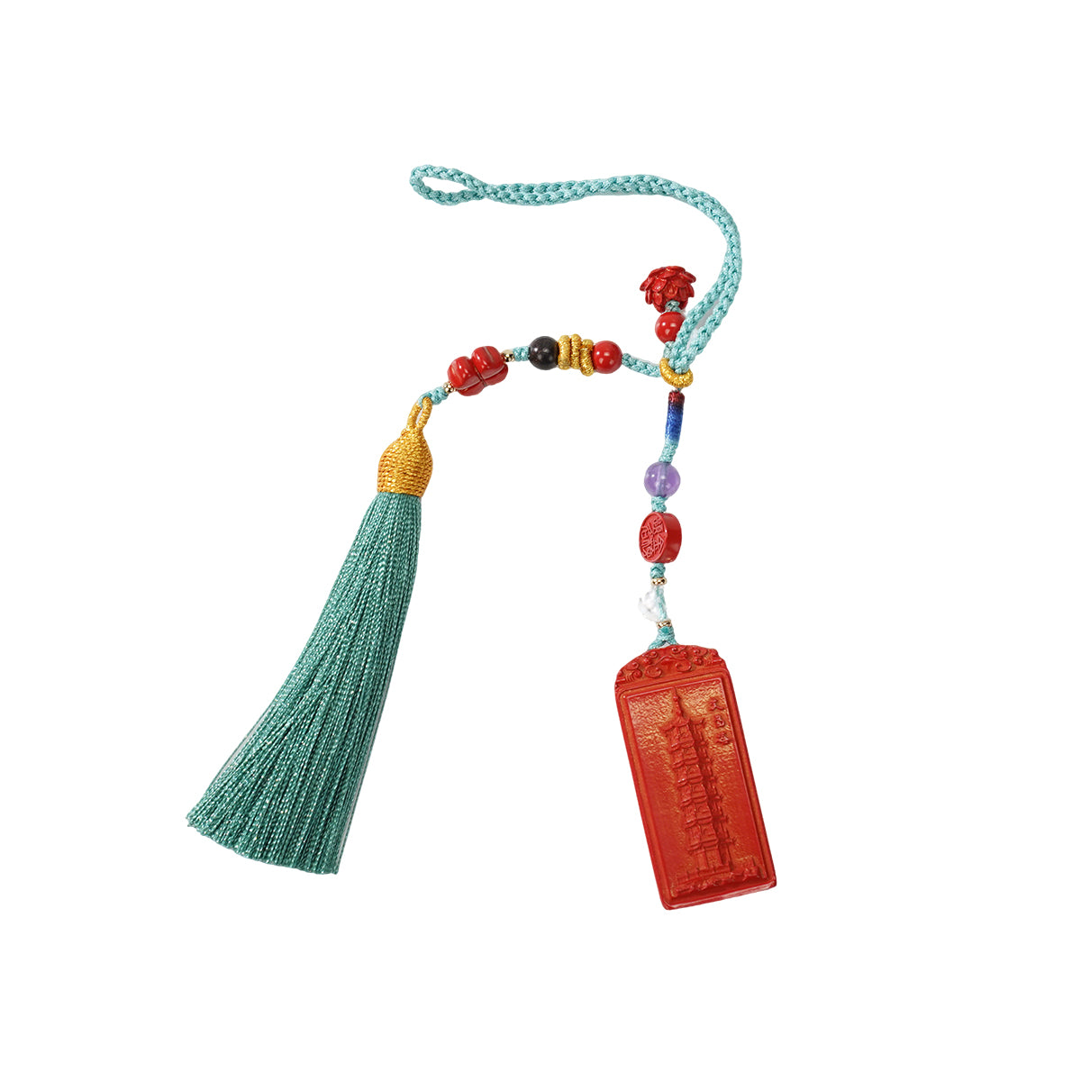 Wenchang Pagoda Tassel  Phone Chain