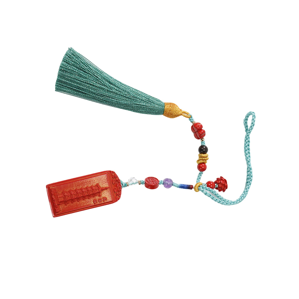 Wenchang Pagoda Tassel  Phone Chain