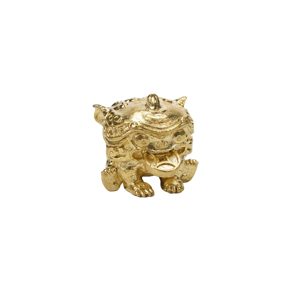 Gold Swallowing Beast Incense Holder Ornament Decoration