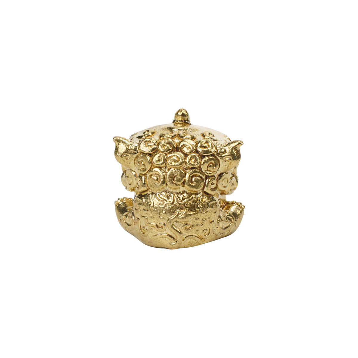 Gold Swallowing Beast Incense Holder Ornament Decoration