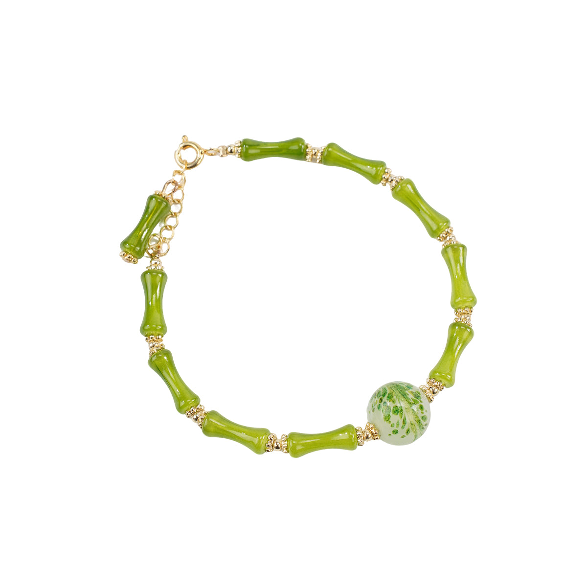 Jadeite Bamboo Success Bracelet